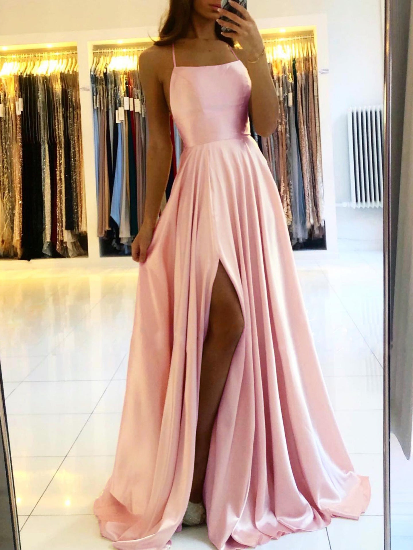 Dress Slim Strap Back-to-back