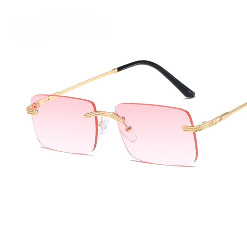 Sun GlassesFrameless Personality Square Sea