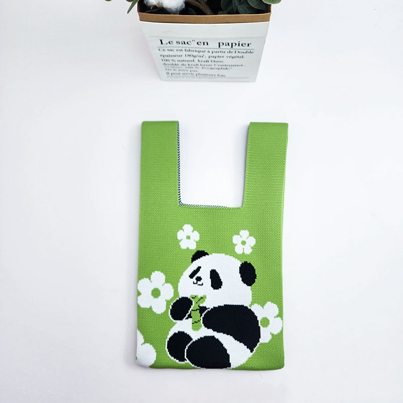 Trend Knitting Hand Bag Bucket Bag Gift