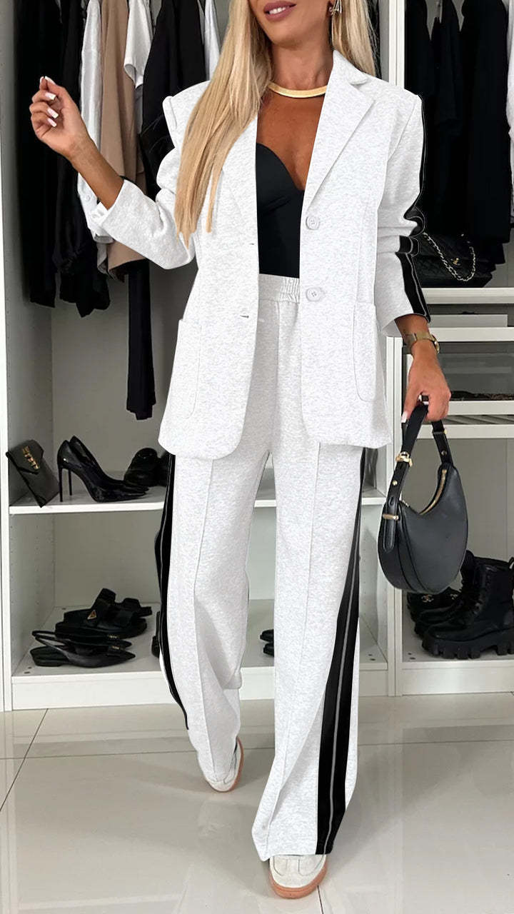 Women's Casual Suit Lapel Single-breasted Jacket