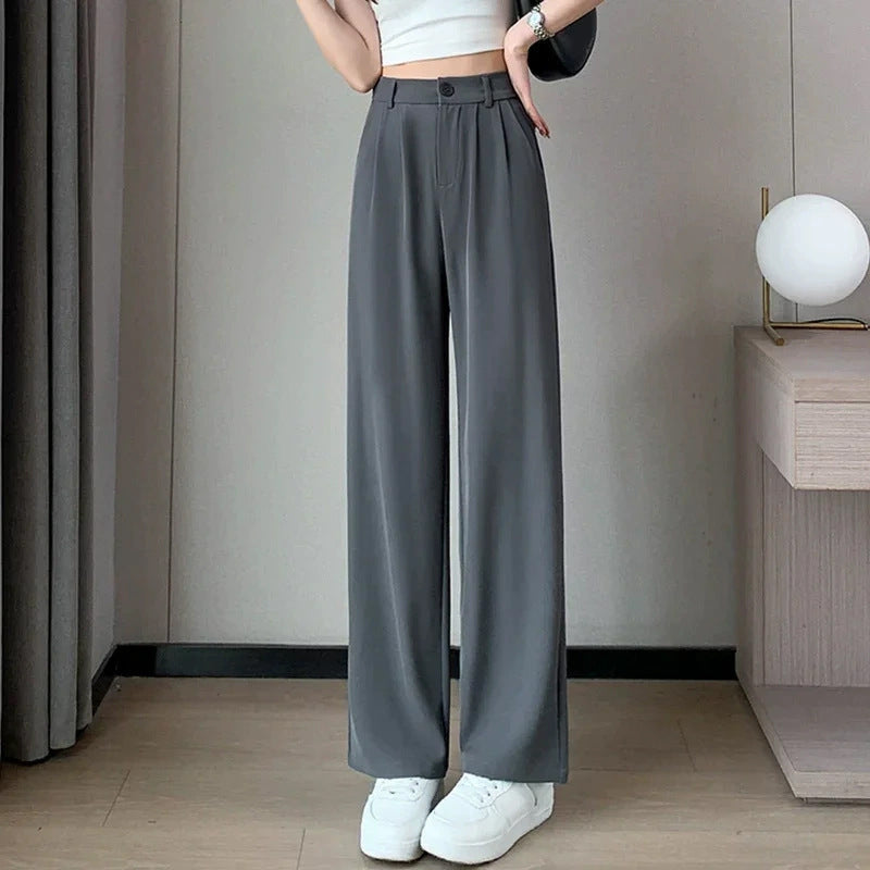 Pants Women's New Versatile Straight-leg
