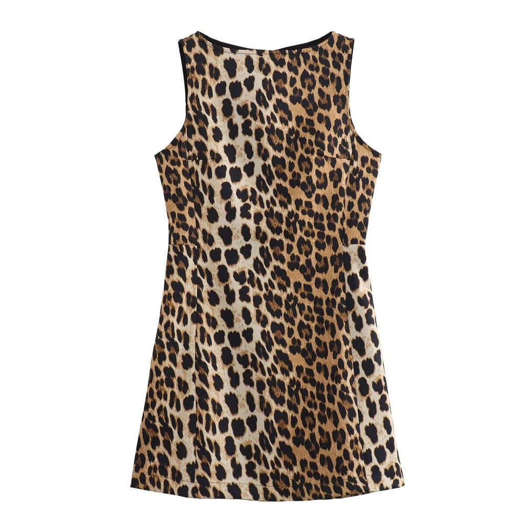 Women's Street Fashion Animal Print Sleeveless