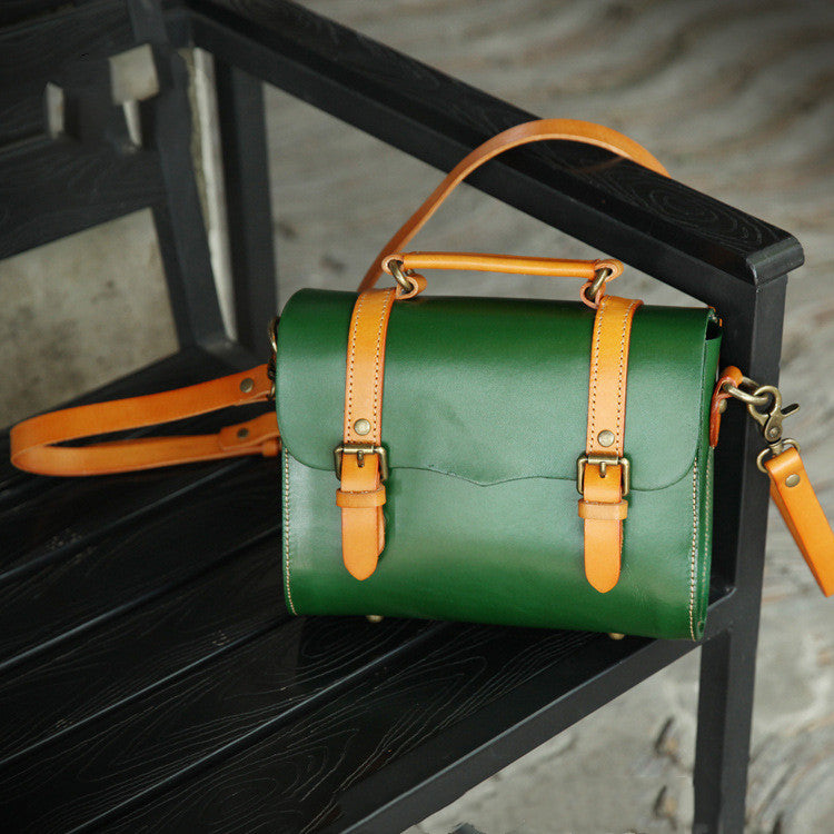 Handmade Vegetable Tanned Leather Bag