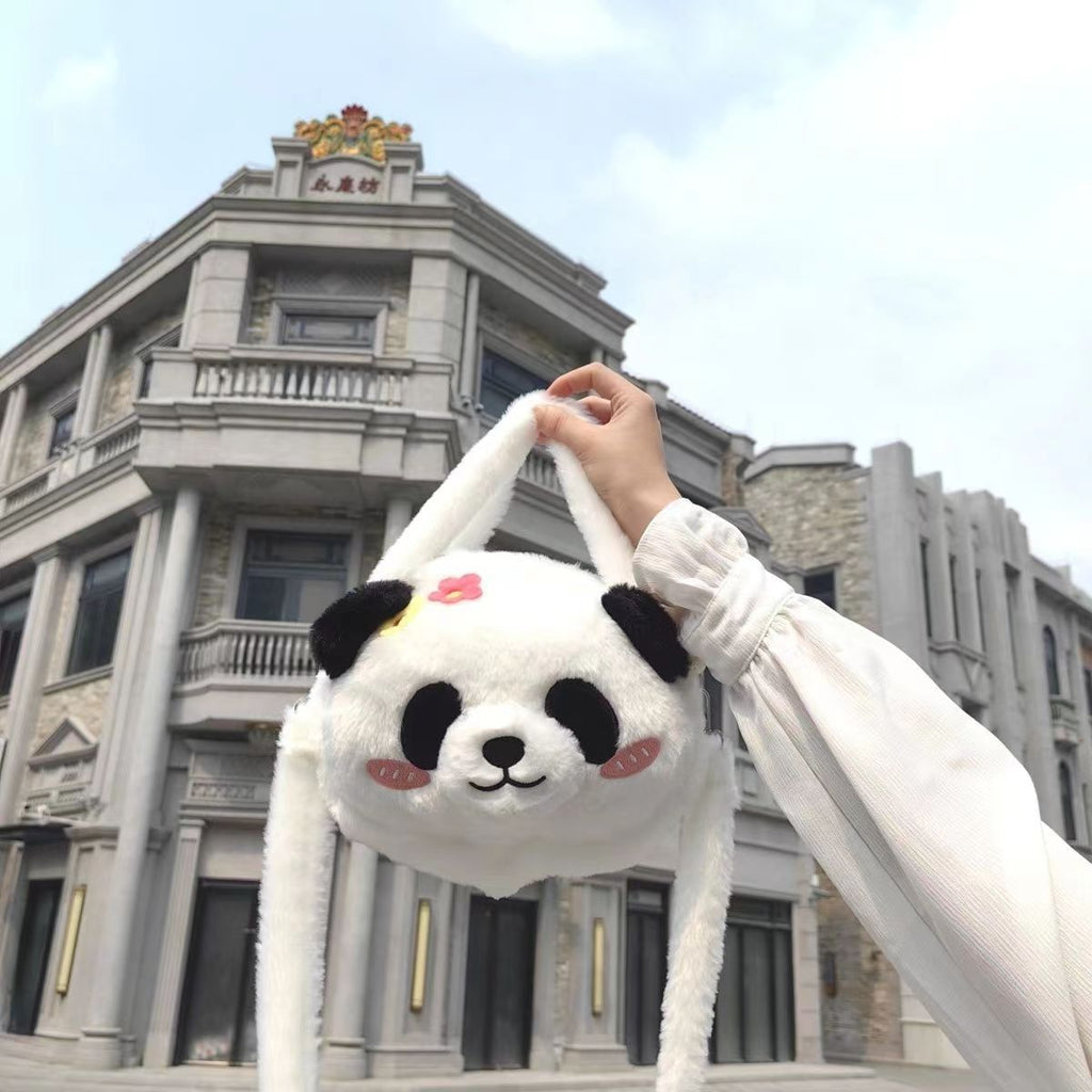 Cute Panda Crossbody Plush Bag