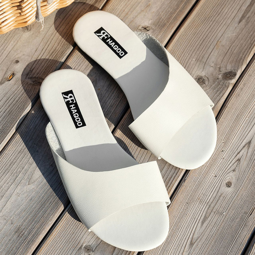 Sandals Fashion Fish Mouth Flat Slides Slippers Summer Seaside Vacation Beach