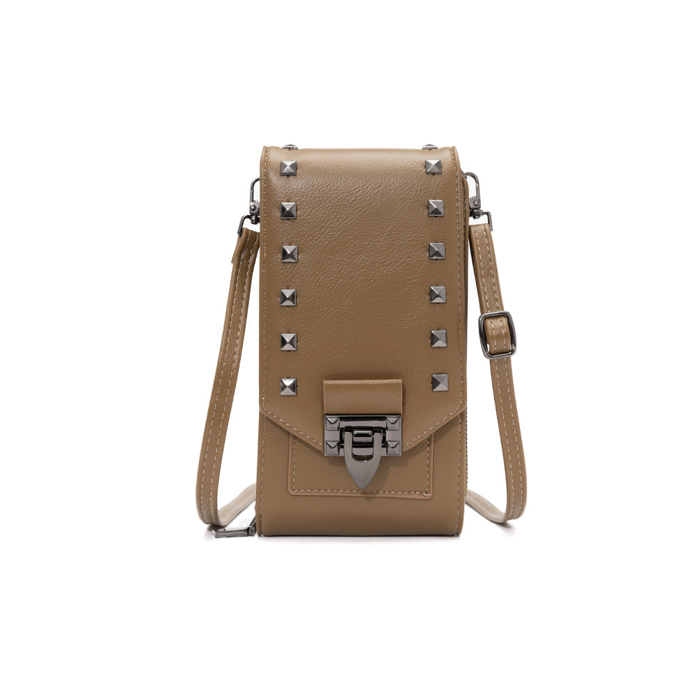 Bags Mobile Phone Handbag Solid Color Crossbody