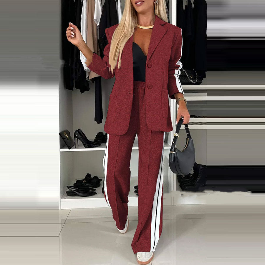 Women's Casual Suit Lapel Single-breasted Jacket