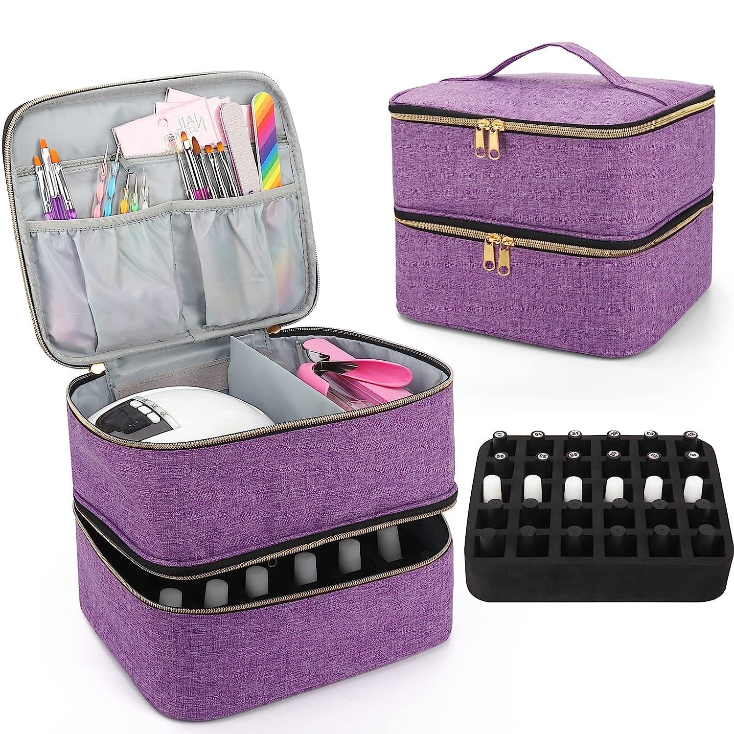 Nail Polish Cosmetic Bag Storage