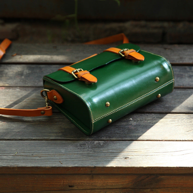 Handmade Vegetable Tanned Leather Bag