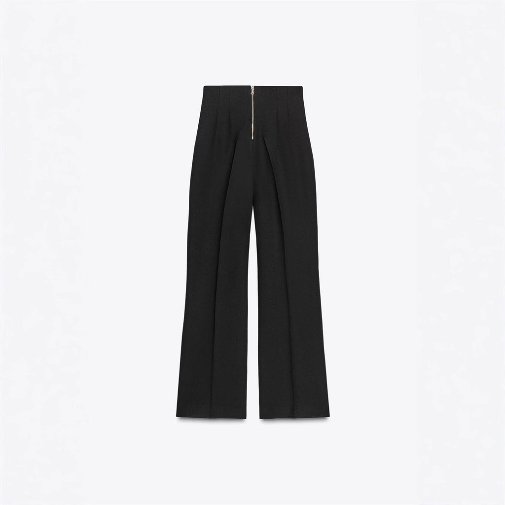 Pants Retro Fashion Versatile Slimming High-waisted