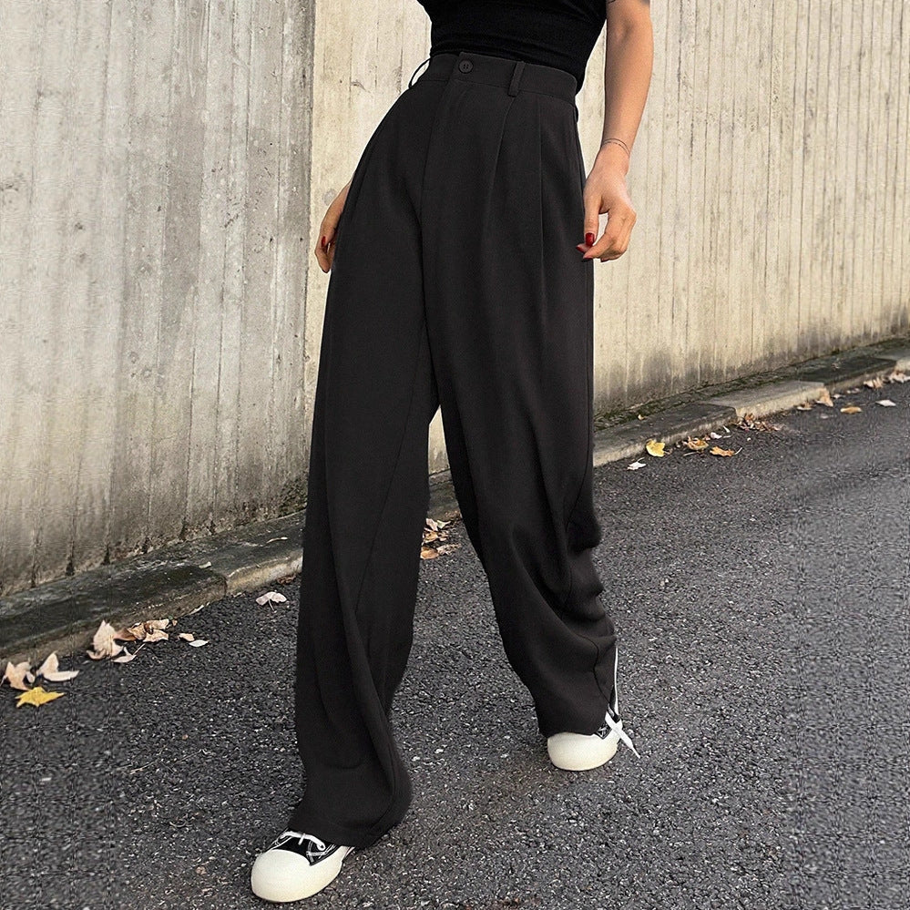 Pants Women's New Versatile Straight-leg