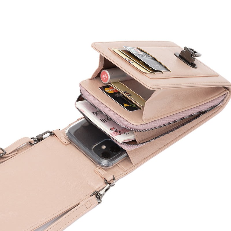 Bags Mobile Phone Handbag Solid Color Crossbody