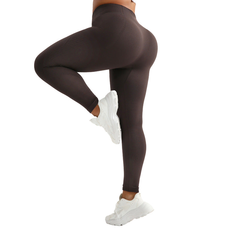 Pants High-waisted Butt-lifting Yoga Pants With Moisture-wicking And High-elasticity