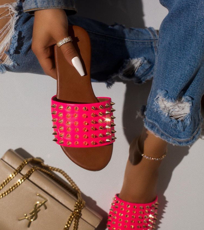 Women's Sandals Slippers Nail Shoes