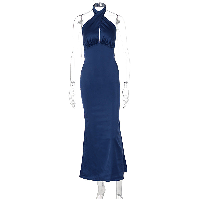 DressFashion Elegant Backless Sleeveless