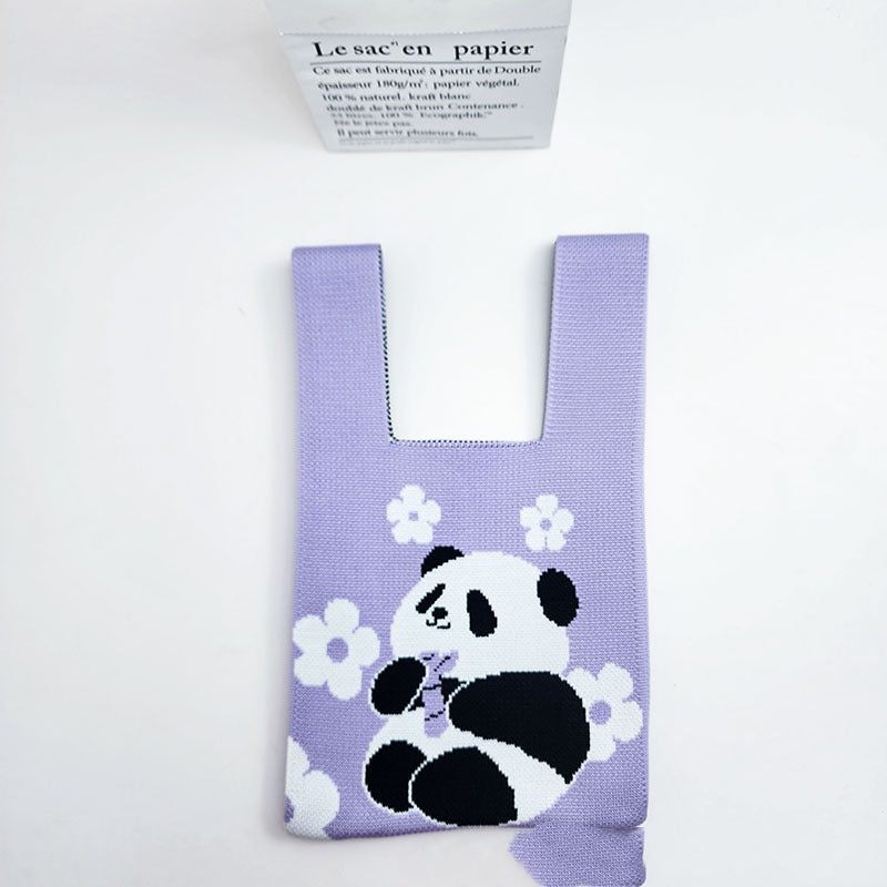 Trend Knitting Hand Bag Bucket Bag Gift
