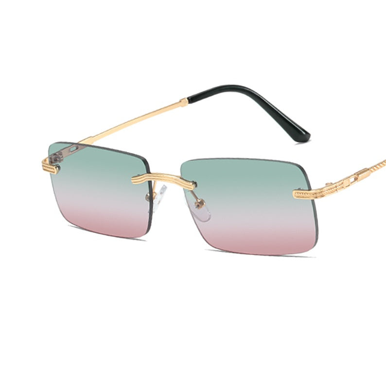 Sun GlassesFrameless Personality Square Sea