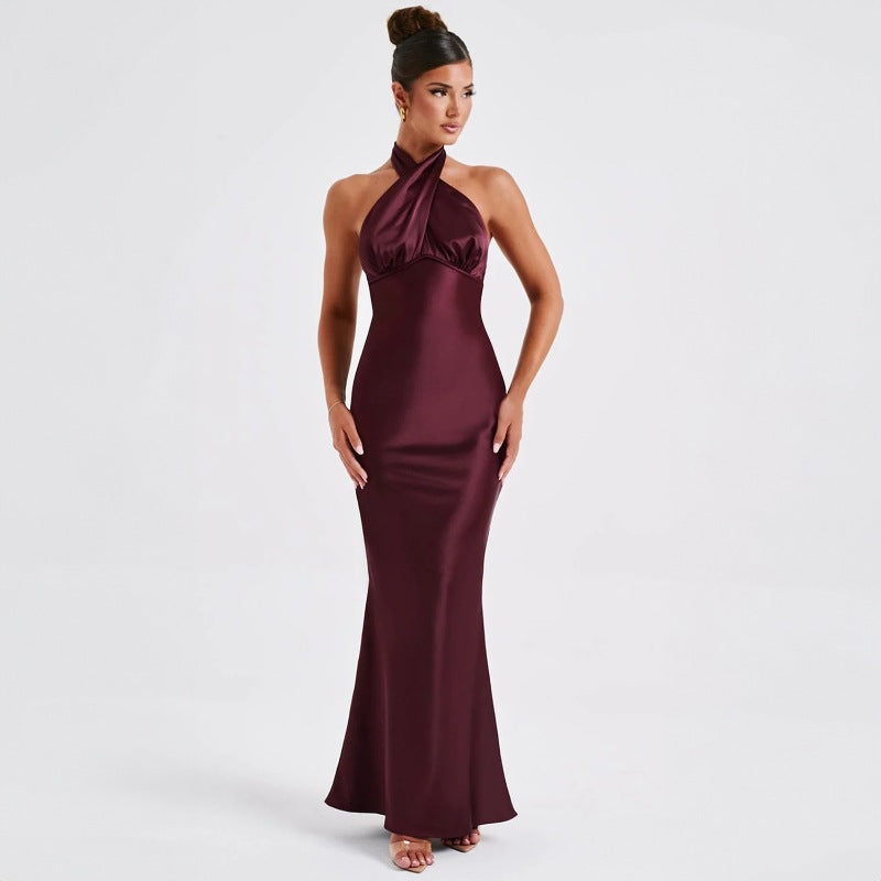 DressFashion Elegant Backless Sleeveless
