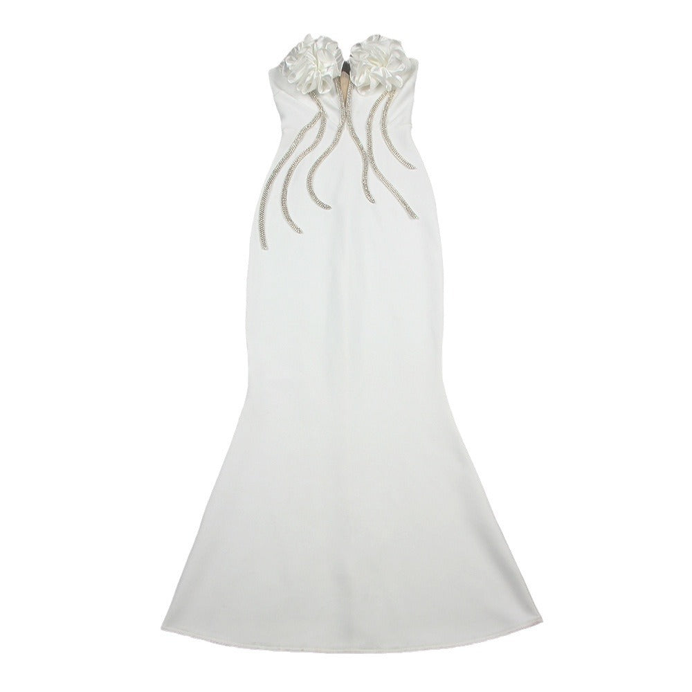 Dress New Style Temperament Socialite Flower Chain