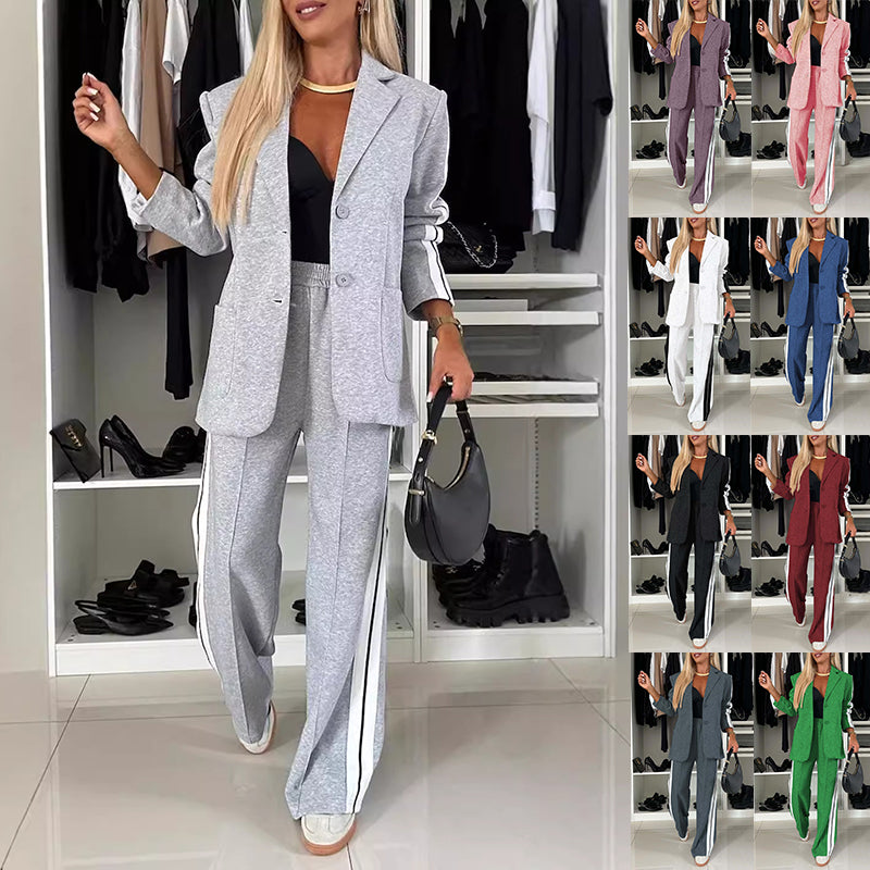 Women's Casual Suit Lapel Single-breasted Jacket