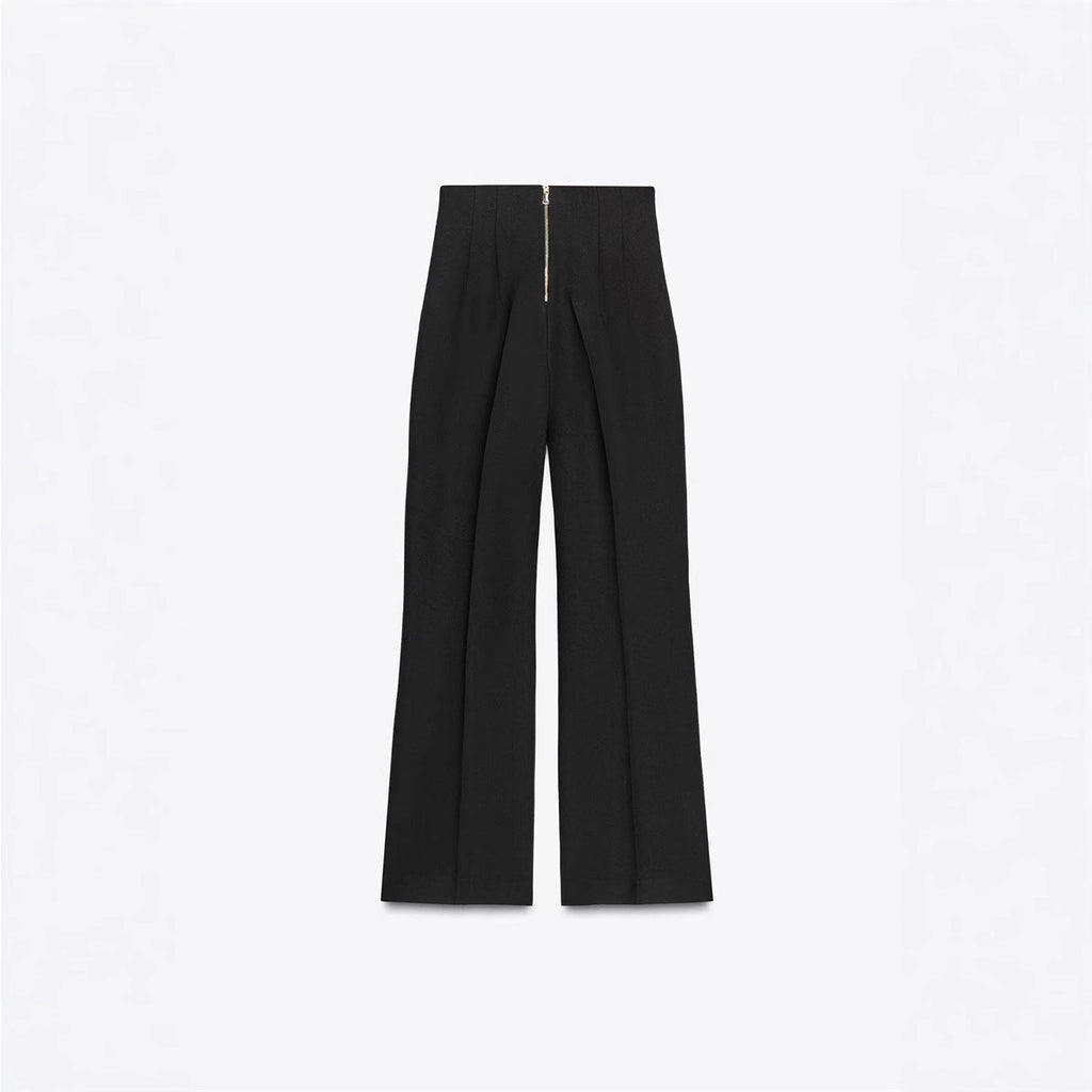 Pants Retro Fashion Versatile Slimming High-waisted