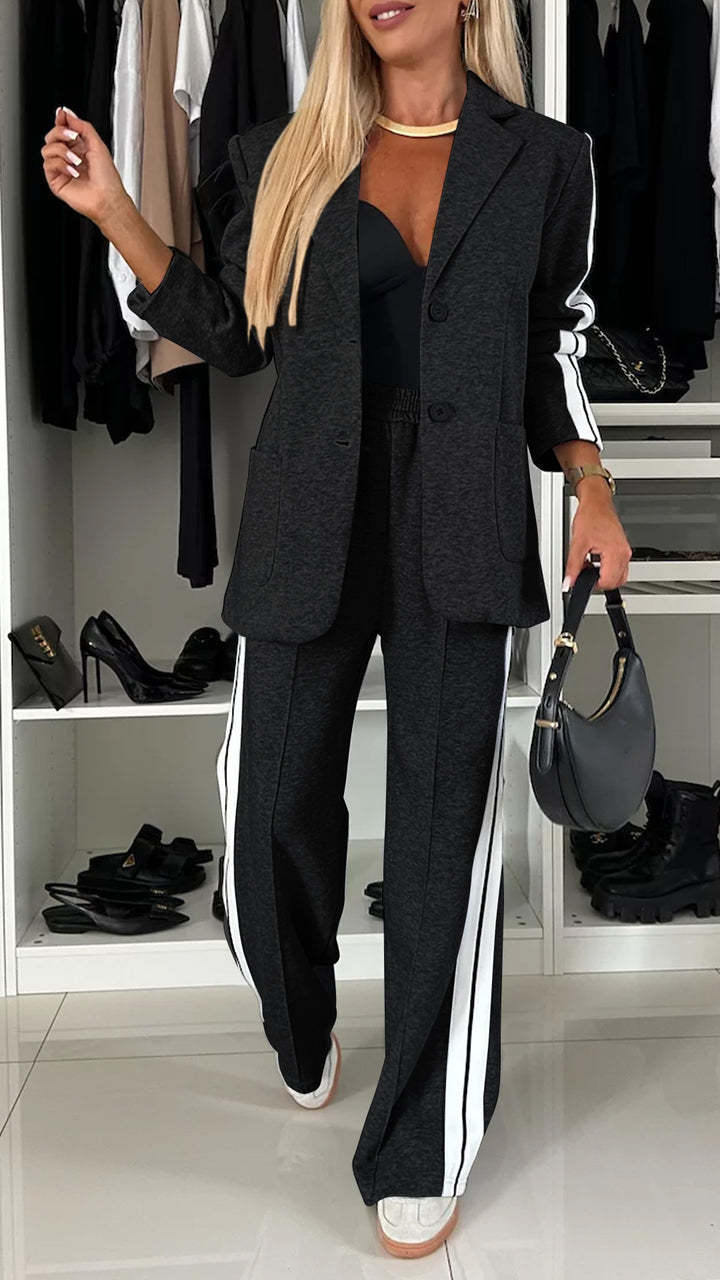 Women's Casual Suit Lapel Single-breasted Jacket