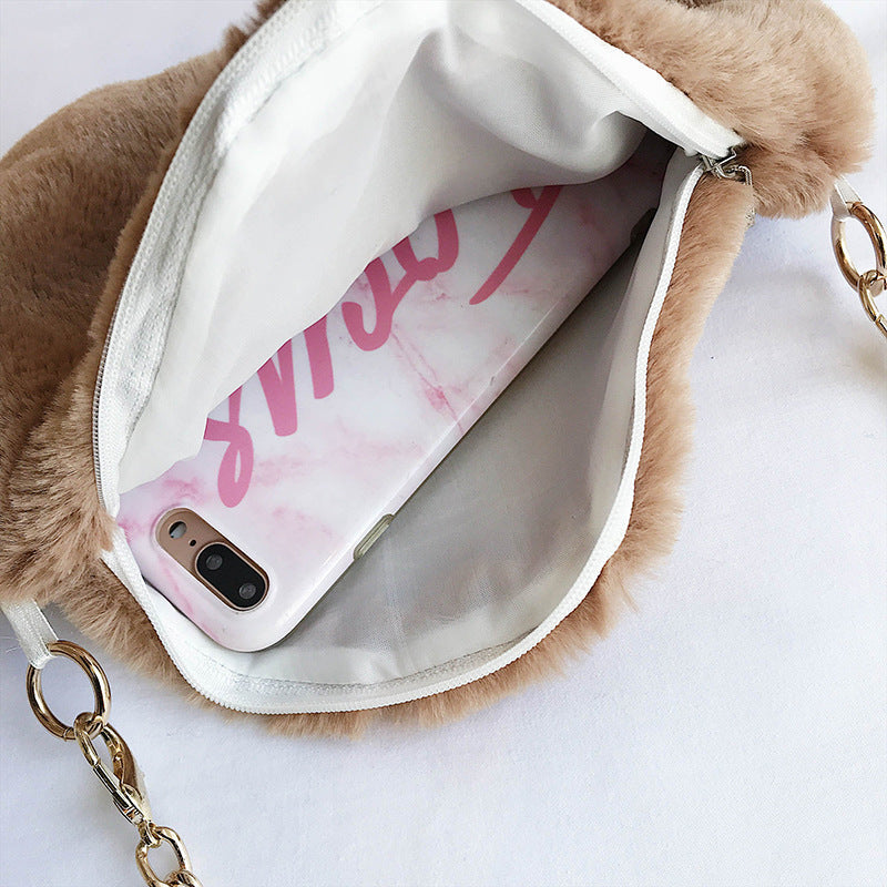 Plush Bag Cloud Chain