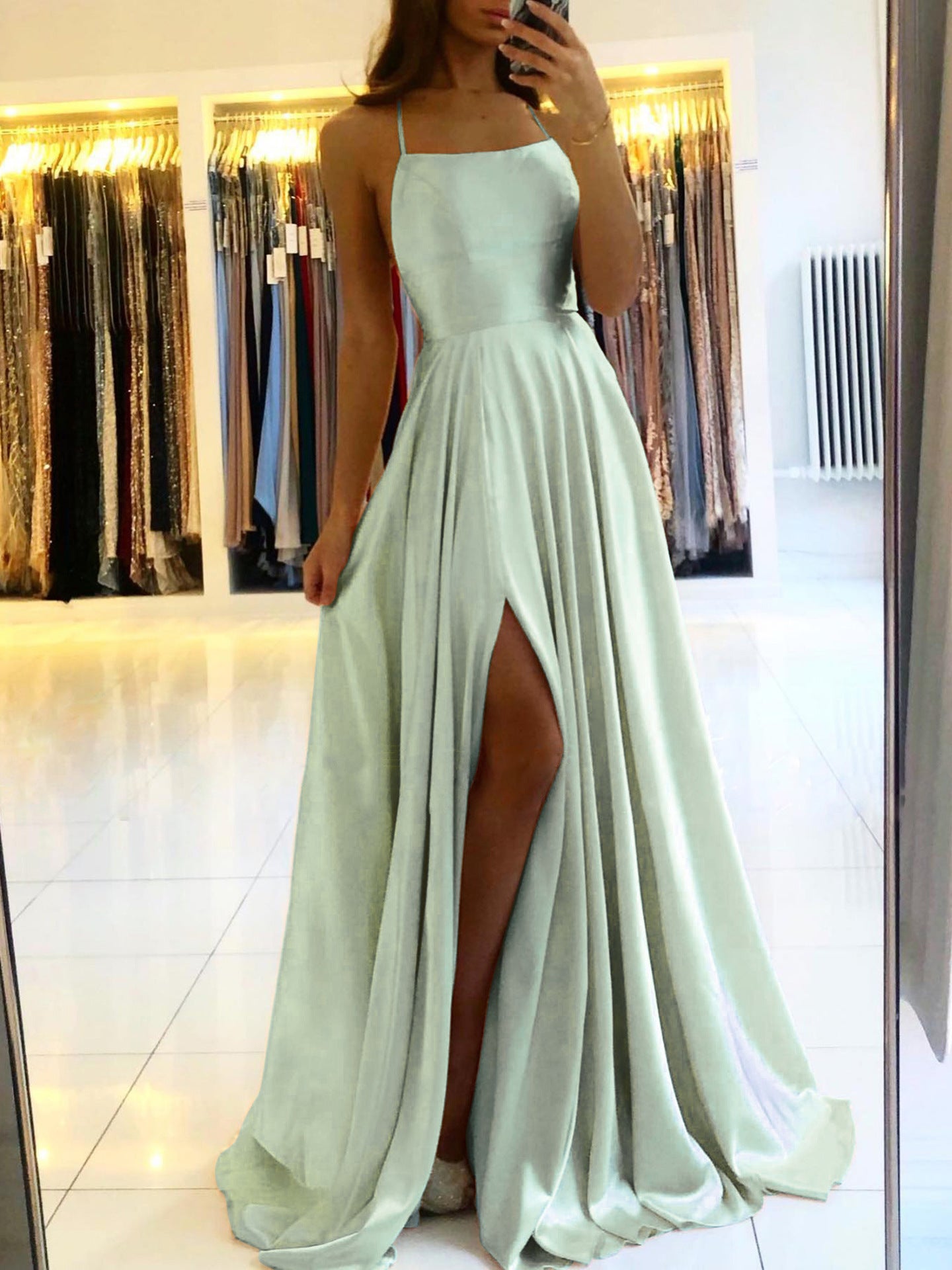 Dress Slim Strap Back-to-back
