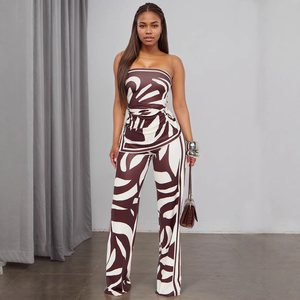 Top Set 2-Piece Sexy Split-front Bandeau
