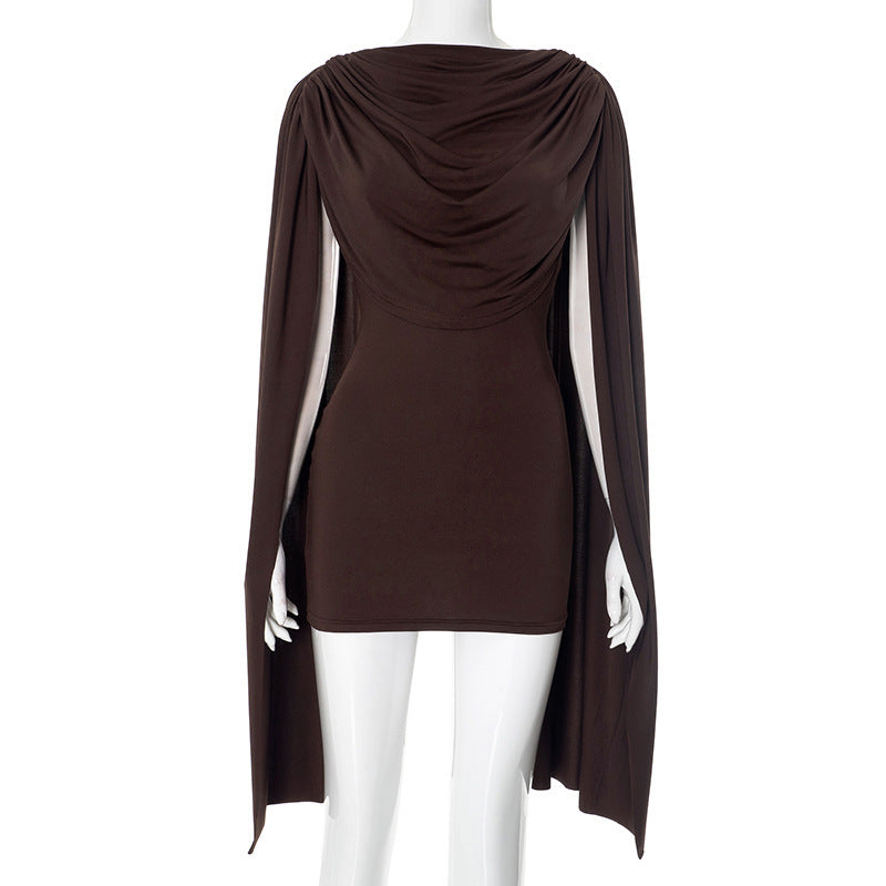 Women's Solid Color Slim-fit Surplice Neckline Sleeveless Dress