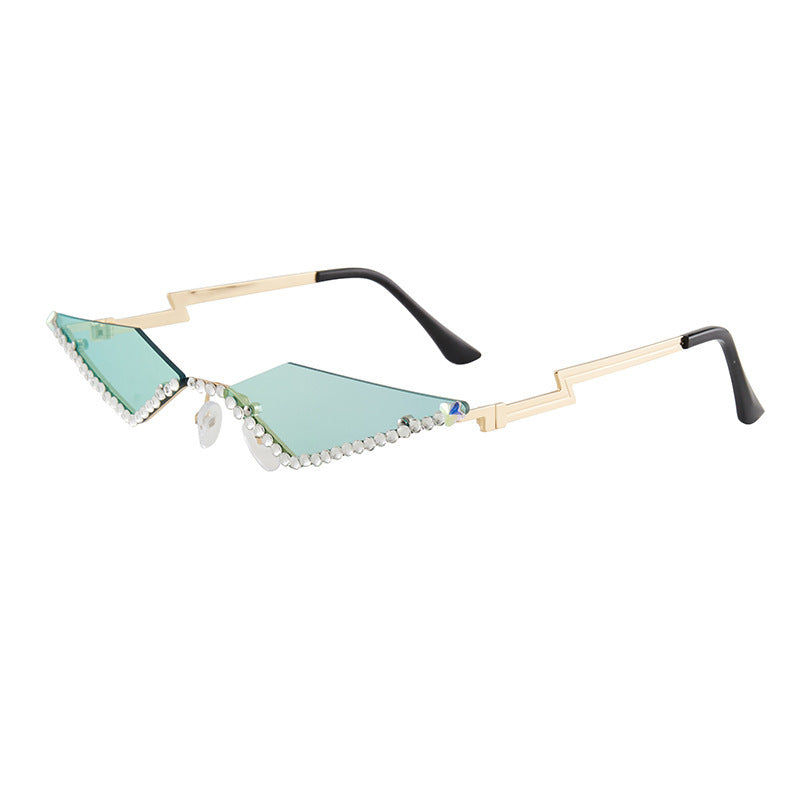 Glasses Female Creative Fashion Personalized Polygonal