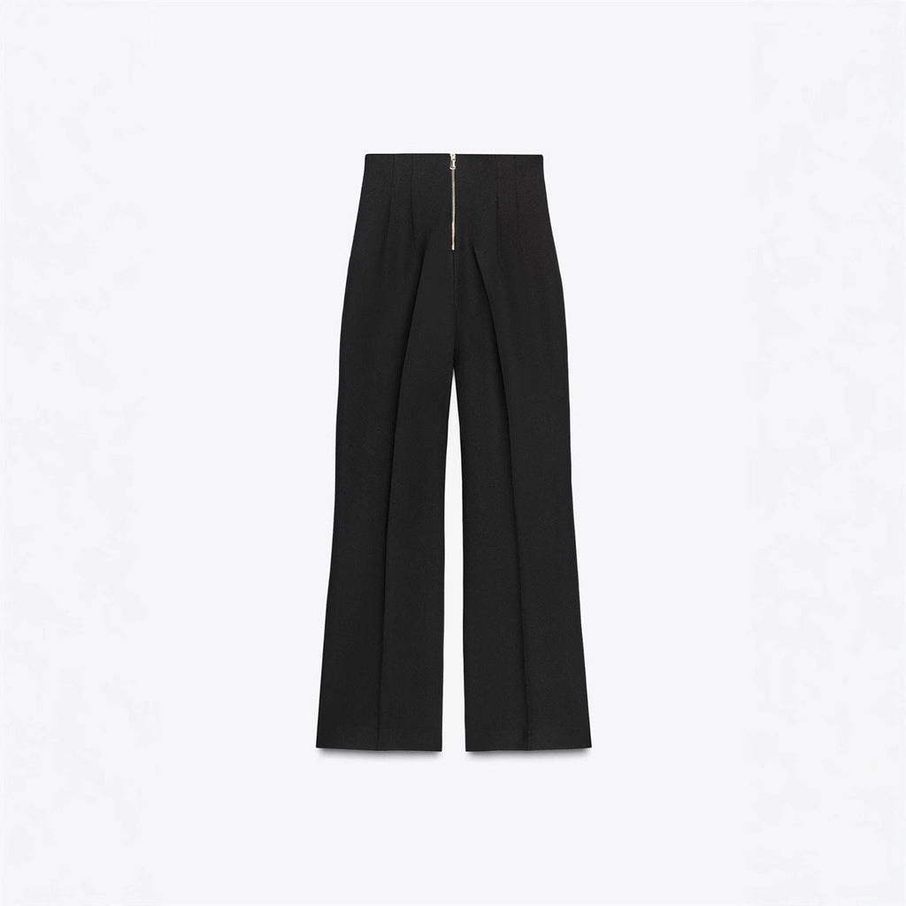Pants Retro Fashion Versatile Slimming High-waisted