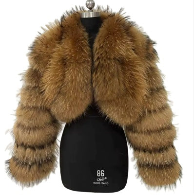 Top Jacket Short Stitching Winter Warm All-matching