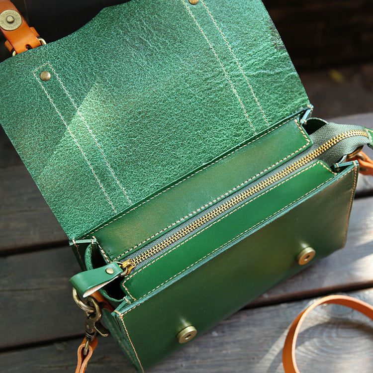 Handmade Vegetable Tanned Leather Bag