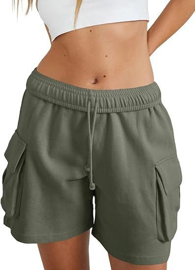 Shorts Women's Fashion Loose Casual Drawstring