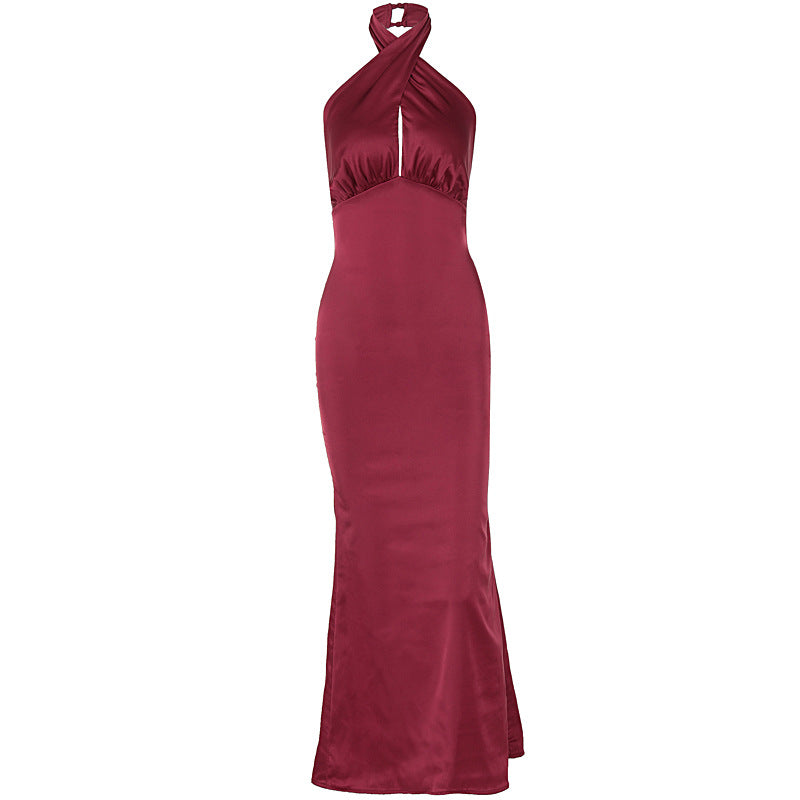 DressFashion Elegant Backless Sleeveless