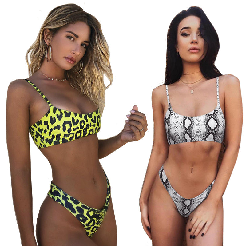 bikini Leopard print swimsuit