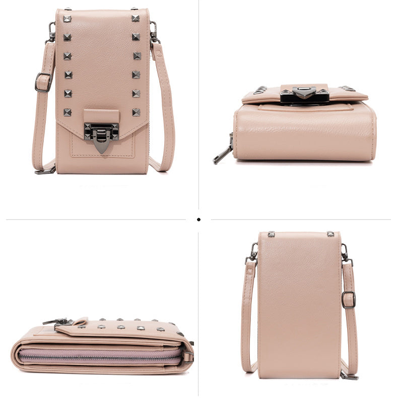 Bags Mobile Phone Handbag Solid Color Crossbody