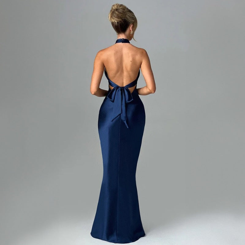 DressFashion Elegant Backless Sleeveless