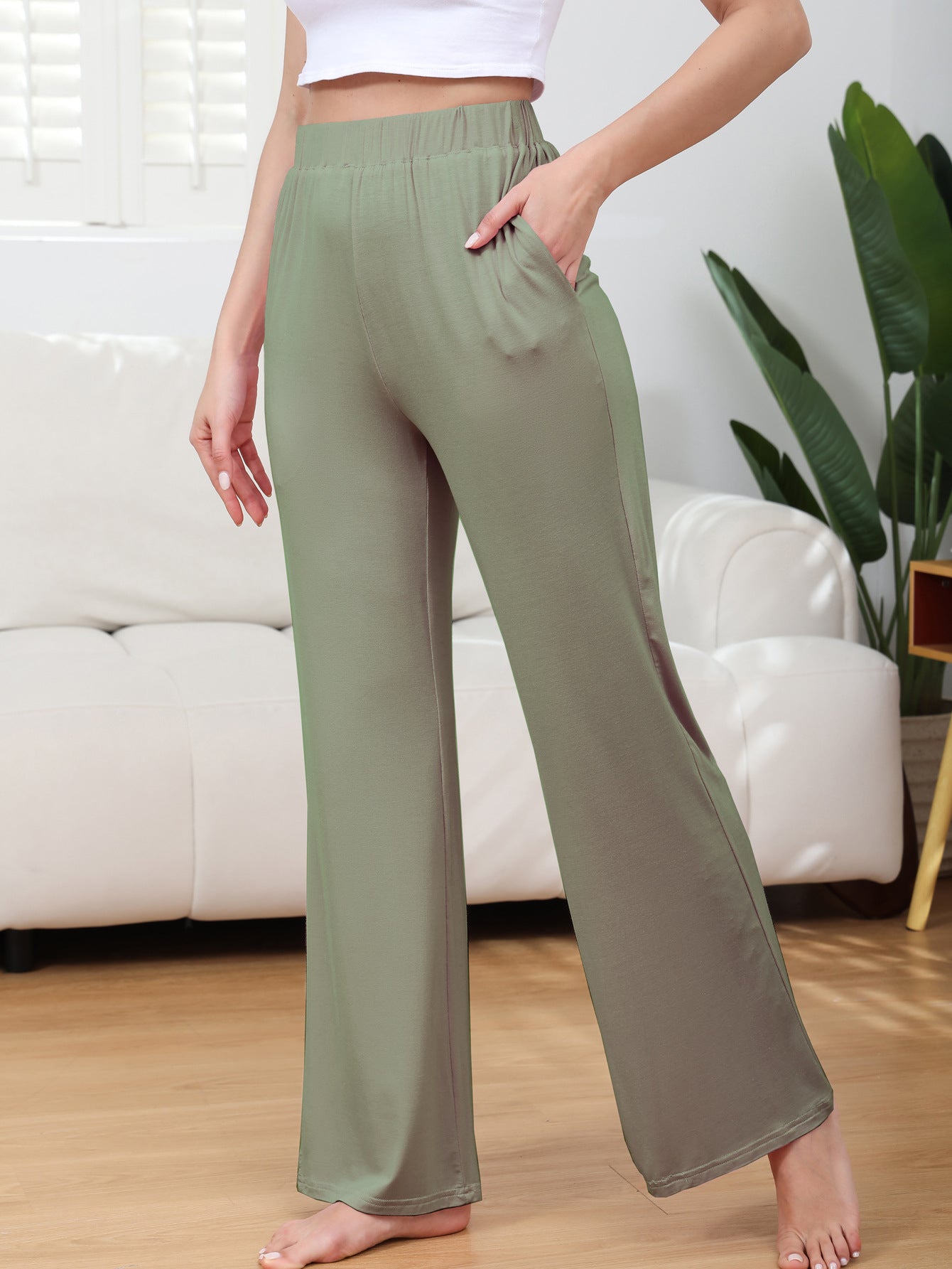 Pants Women's Body Training Dance Wide-leg