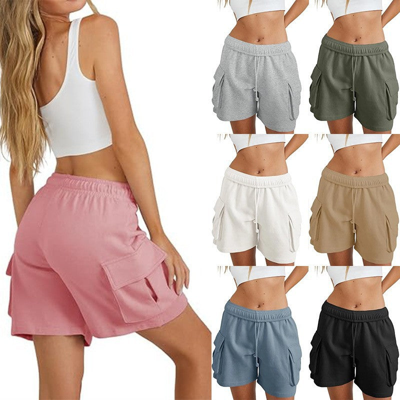 Shorts Women's Fashion Loose Casual Drawstring