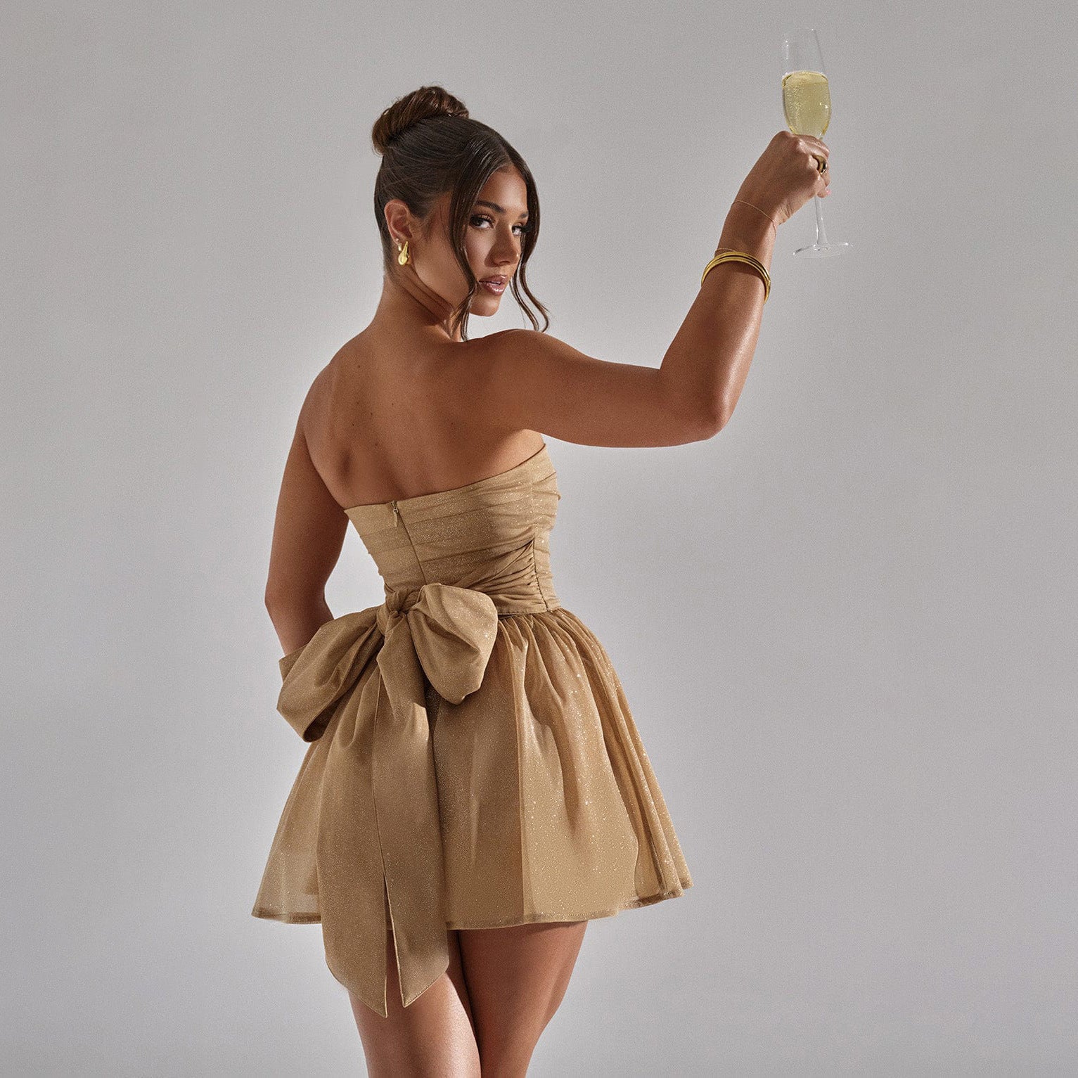 Dress With Back Bow-knot