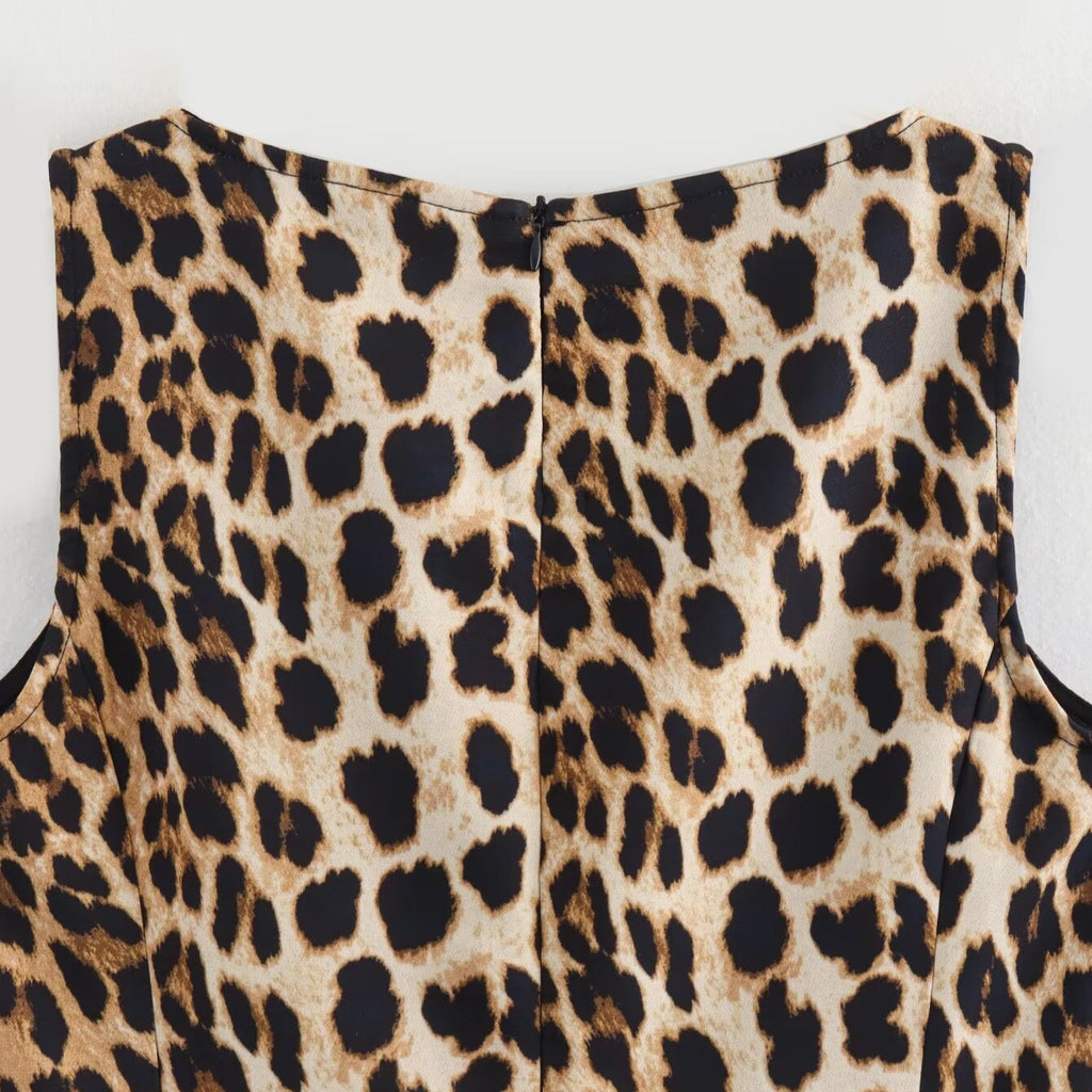 Women's Street Fashion Animal Print Sleeveless