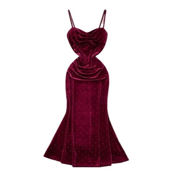 DressWomen's Sexy Socialite Pleated Waist Tight Suspender