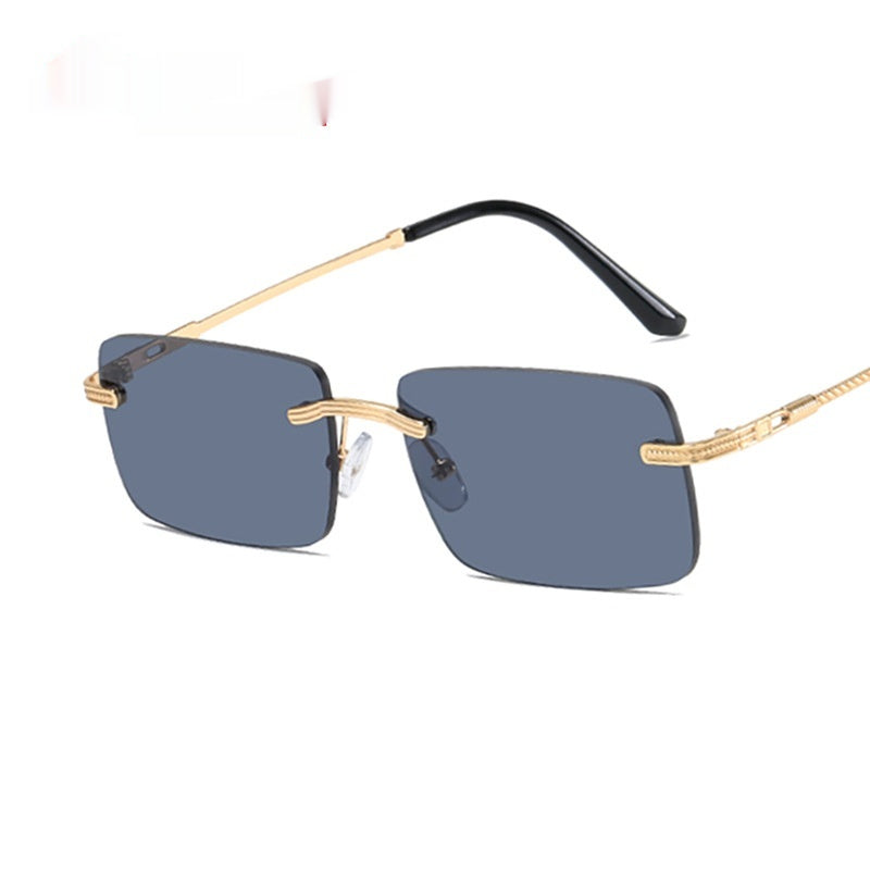 Sun GlassesFrameless Personality Square Sea