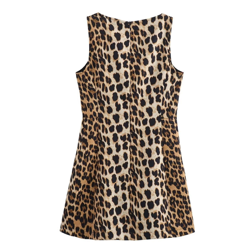 Women's Street Fashion Animal Print Sleeveless
