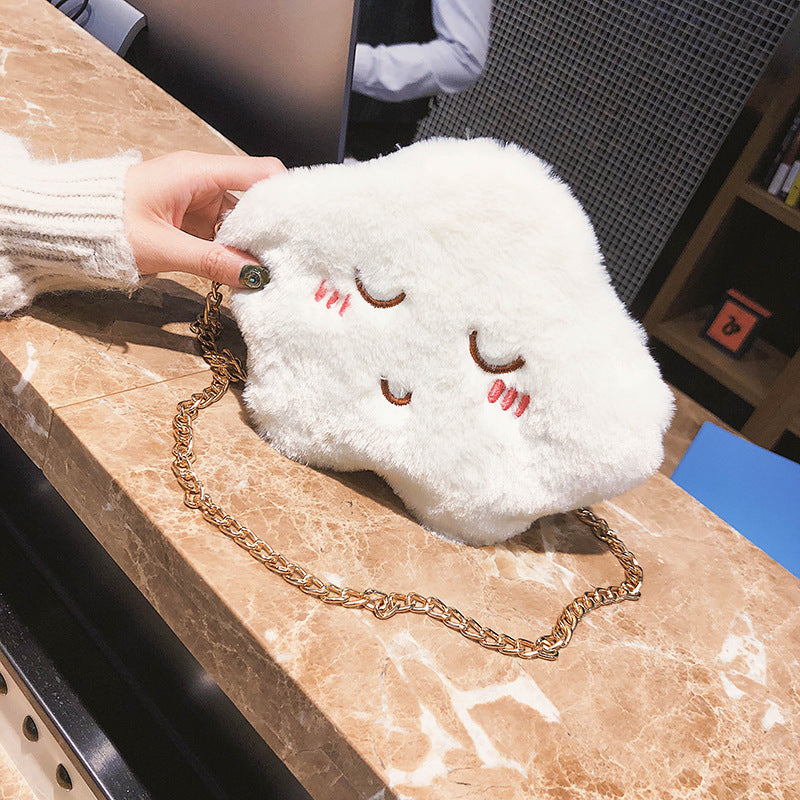 Plush Bag Cloud Chain