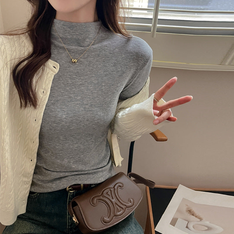 Shirt Women's Fashion Semi-high