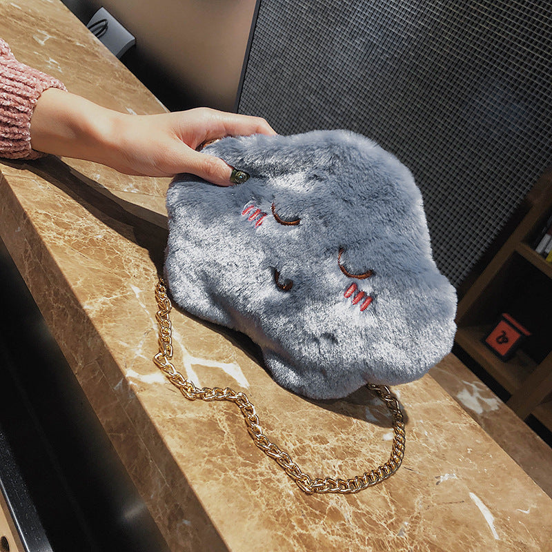 Plush Bag Cloud Chain