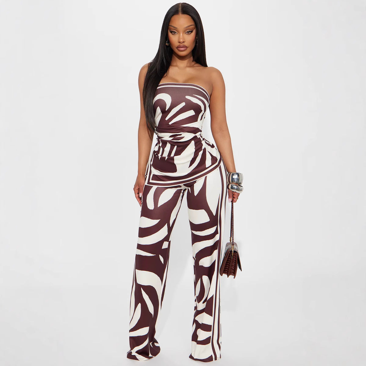 Top Set 2-Piece Sexy Split-front Bandeau